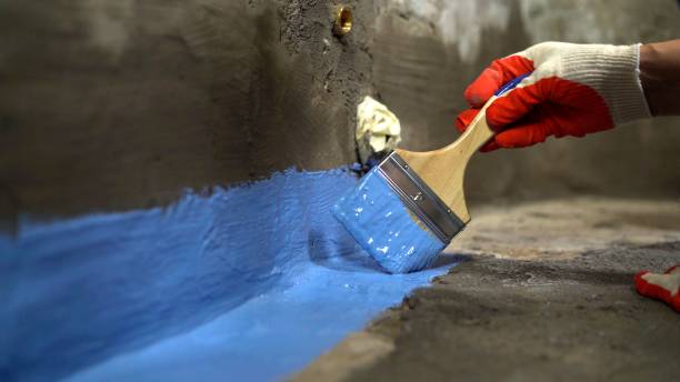 Commercial Emergency Waterproofing project at a Mount Summit, IN business property by SJ Waterproofing Pros